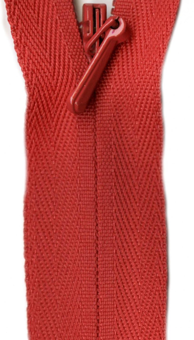 YKK Unique Invisible Zipper 22 Inch Coral - UNI22-518