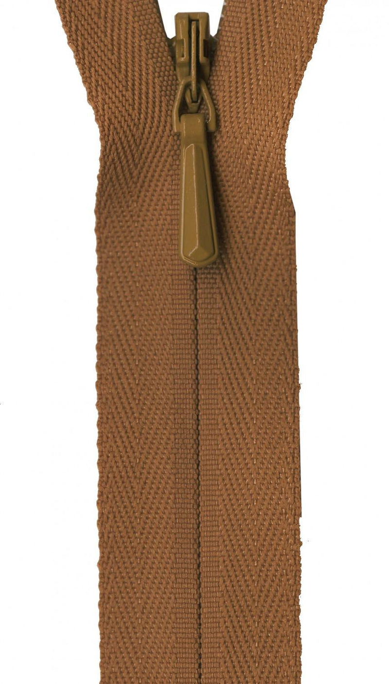 CHK YKK Unique Invisible Zipper 22 Inch Gold - UNI22-508