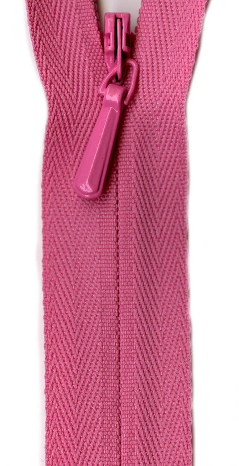 YKK Unique Invisible Zipper 22 Inch Hot Pink - UNI22-515