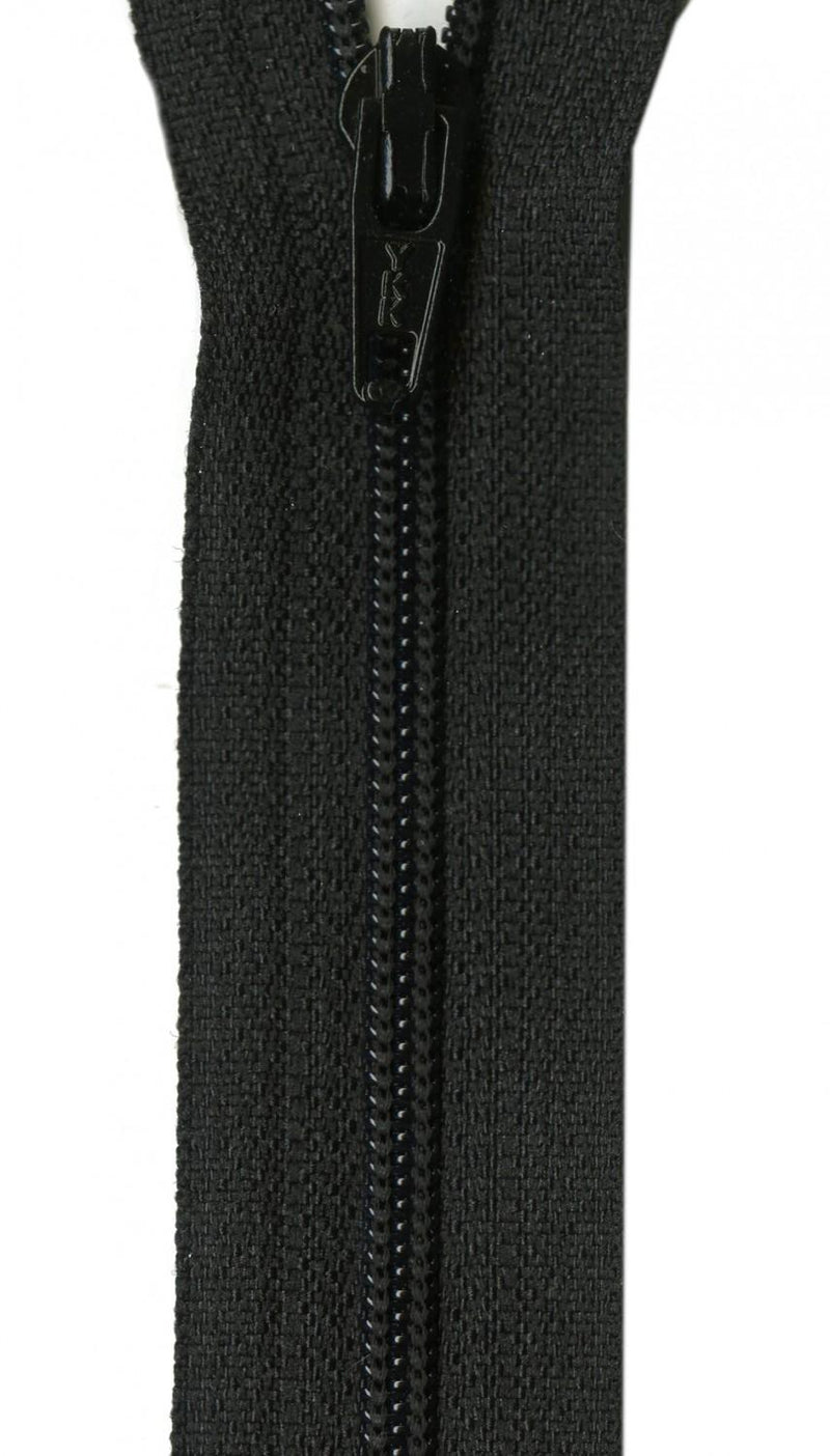 YKK Unique Invisible Zipper 9 Inch Black - UNI09-580