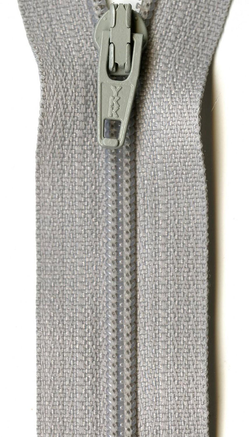 YKK Ziplon Zipper 12 Inch Smoke Grey - ZIP12-576