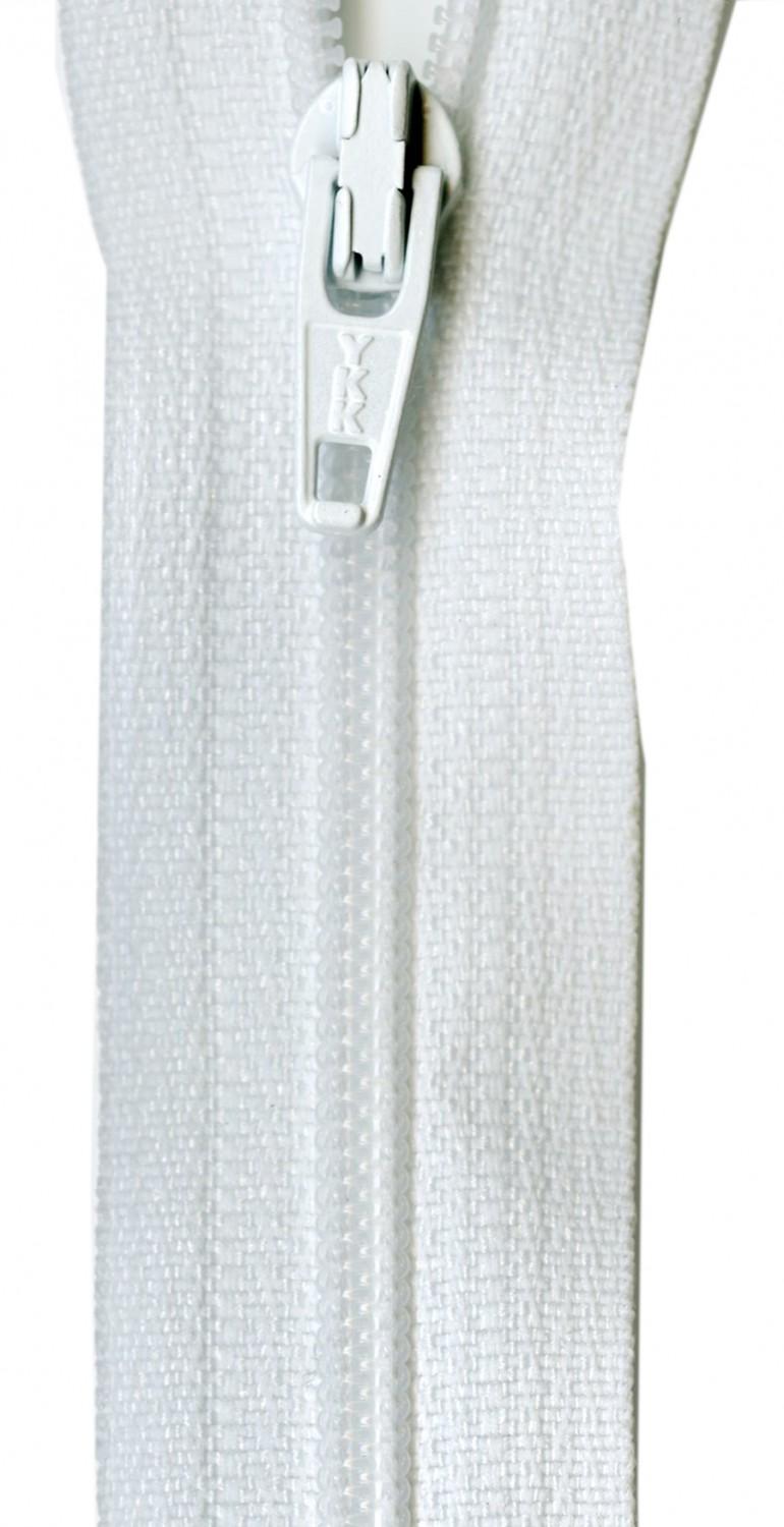 YKK Ziplon Zipper 12 Inch White - ZIP12-501