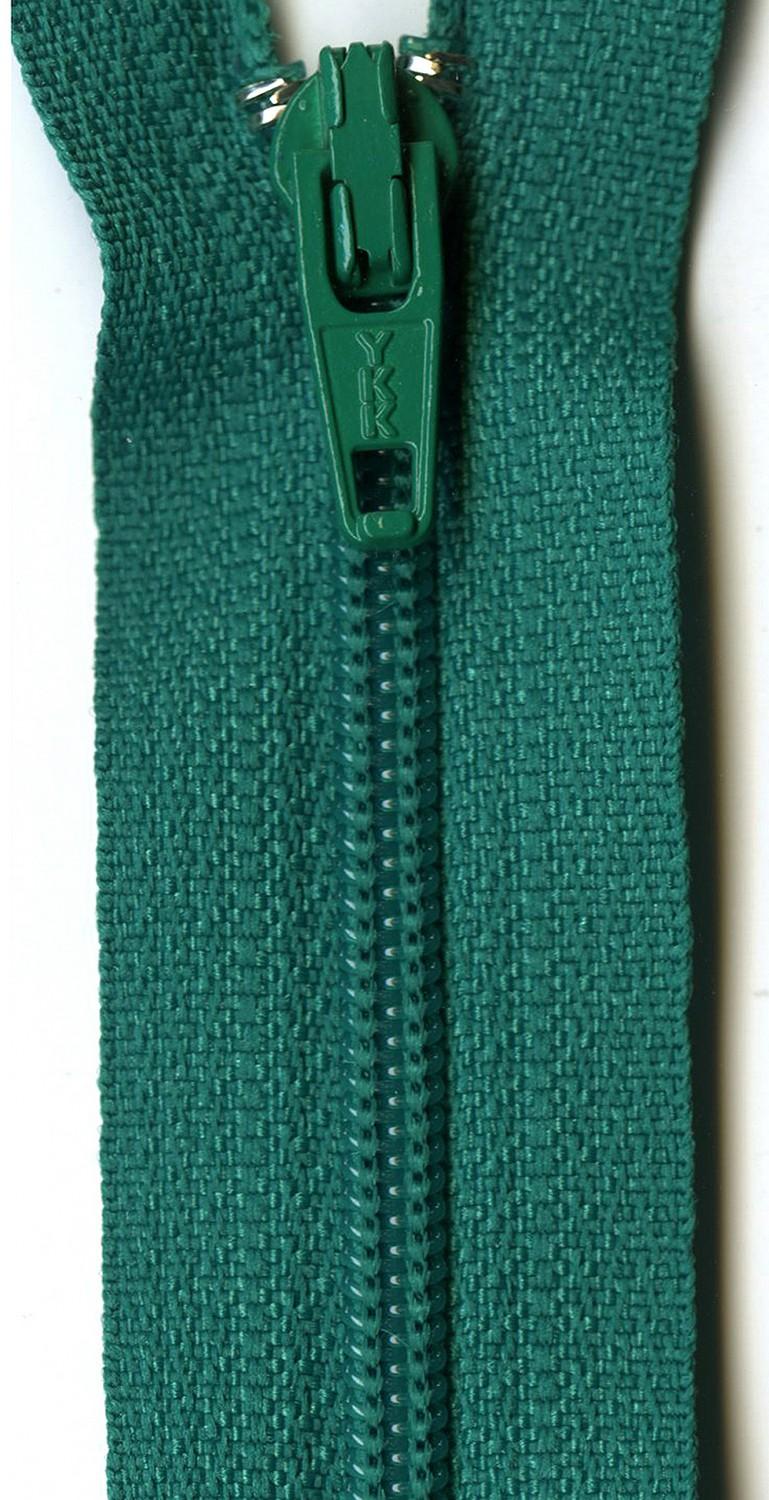 YKK Ziplon Zipper 14 Inch Kelly Green -  ZIP14-540