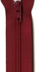 YKK Ziplon Zipper 18 Inch Cherry - ZIP18-520