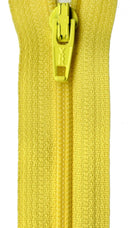 YKK Ziplon Zipper 18 Inch Yellow - ZIP18-504
