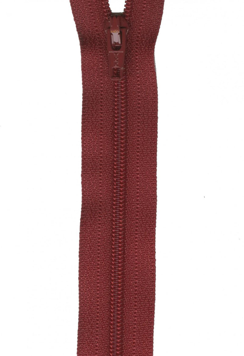 YKK Ziplon Zipper 20 Inch Cherry - ZIP20-520