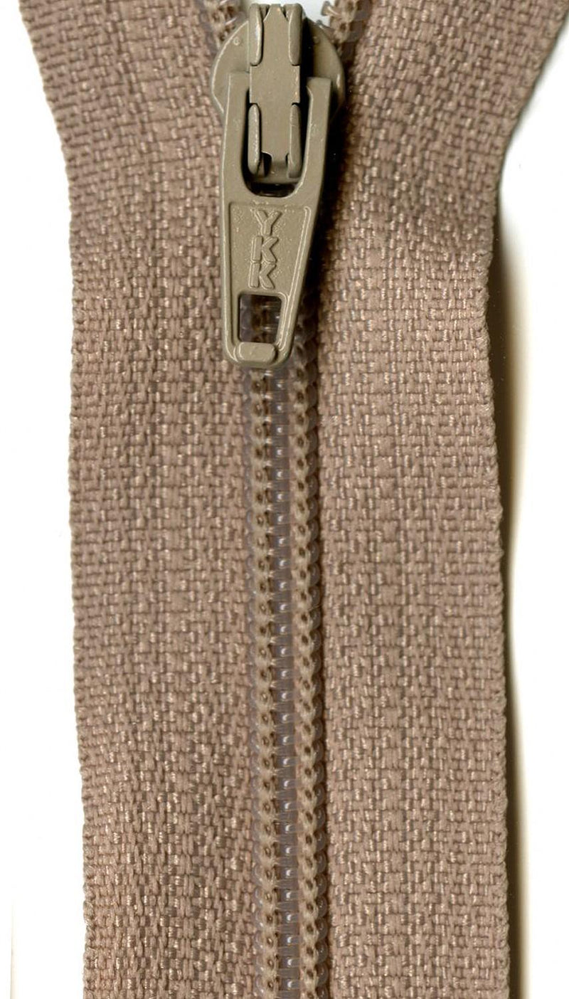 YKK Ziplon Zipper 22 Inch Beige - ZIP22-573