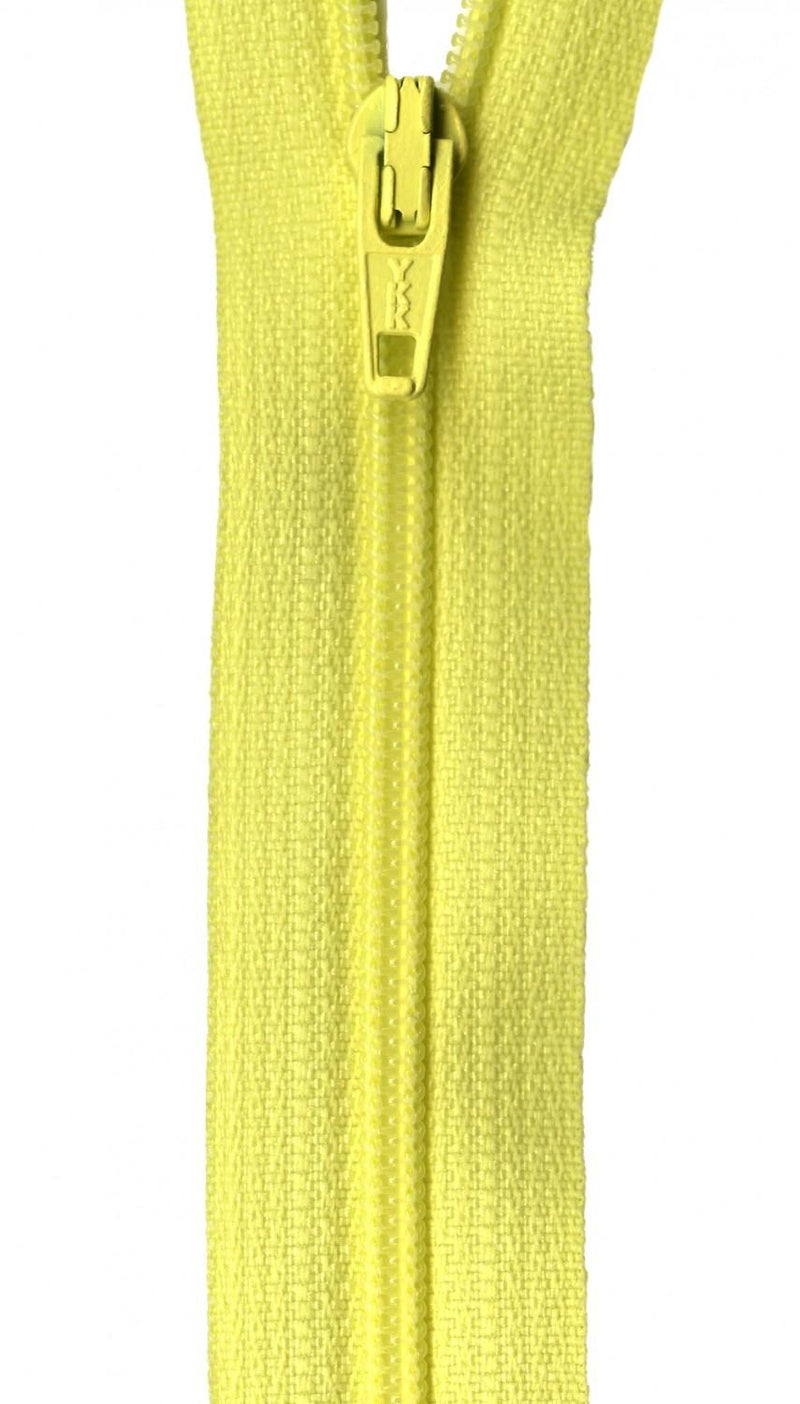 YKK Ziplon Zipper 22 Inch Canary - ZIP22-503