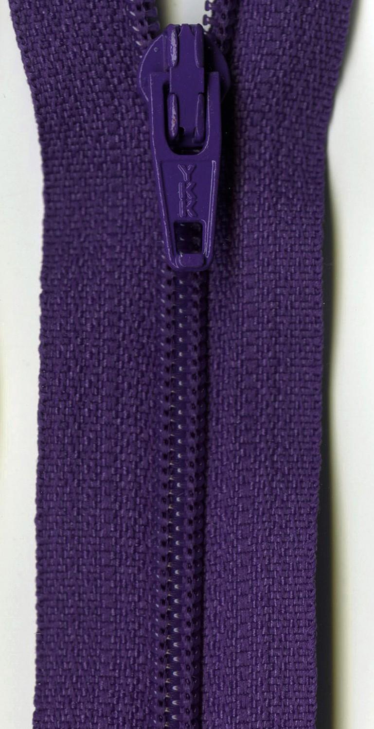 YKK Ziplon Zipper 22 Inch Purple - ZIP22-559