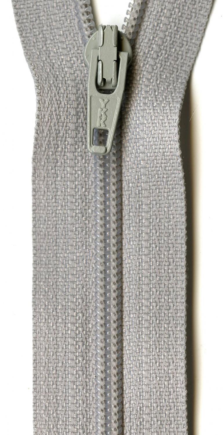 YKK Ziplon Zipper 22 Inch Smoke Grey - ZIP22-576