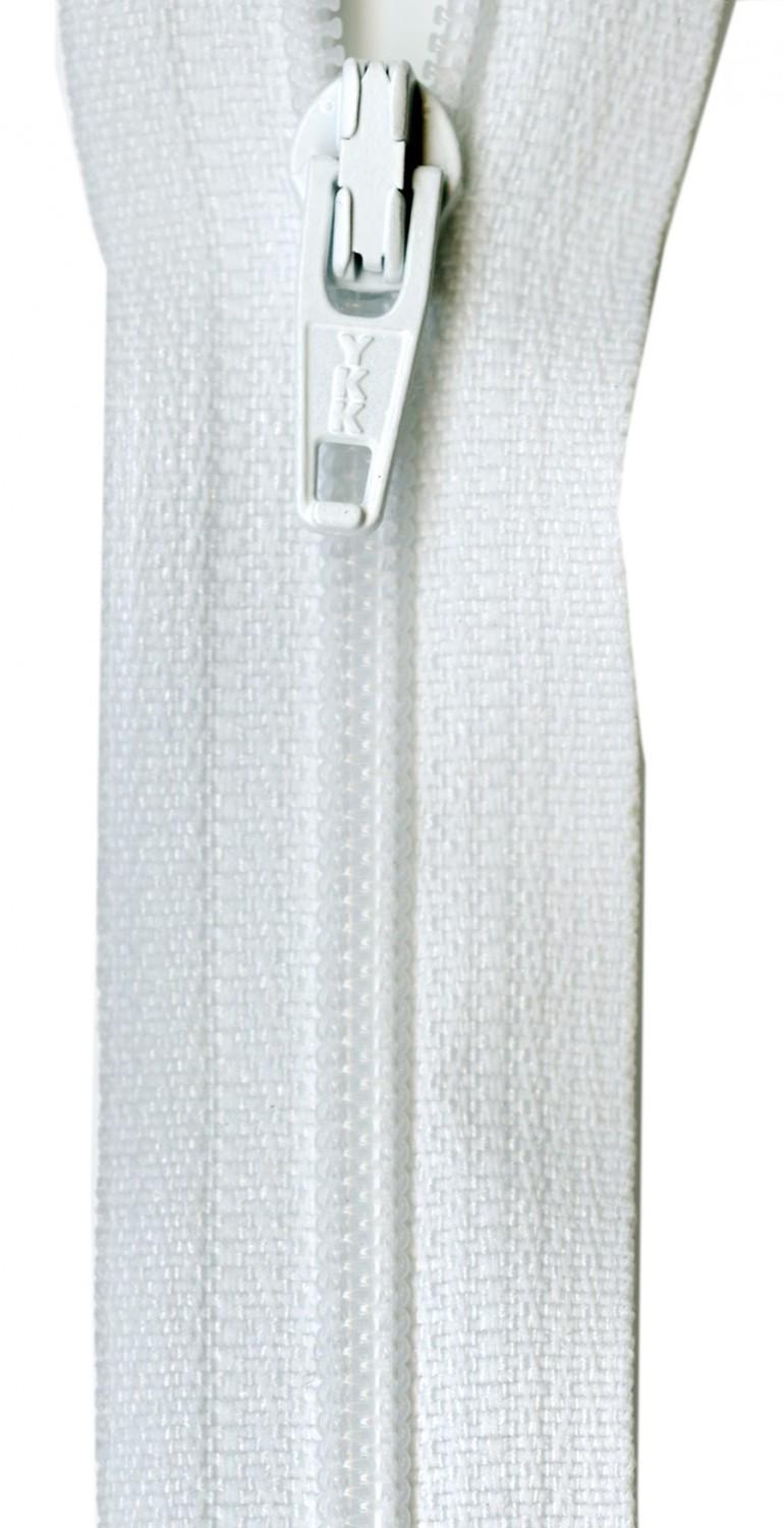 YKK Ziplon Zipper 22 Inch White - ZIP22-501